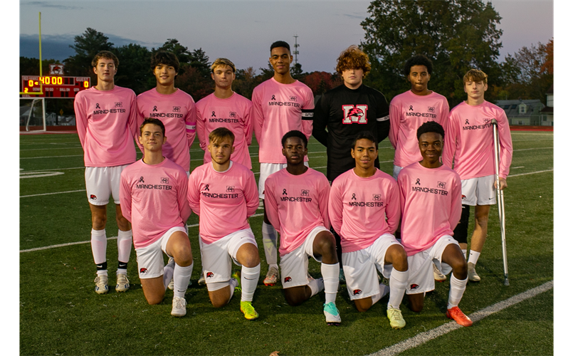 Red Hawk boys' soccer seniors